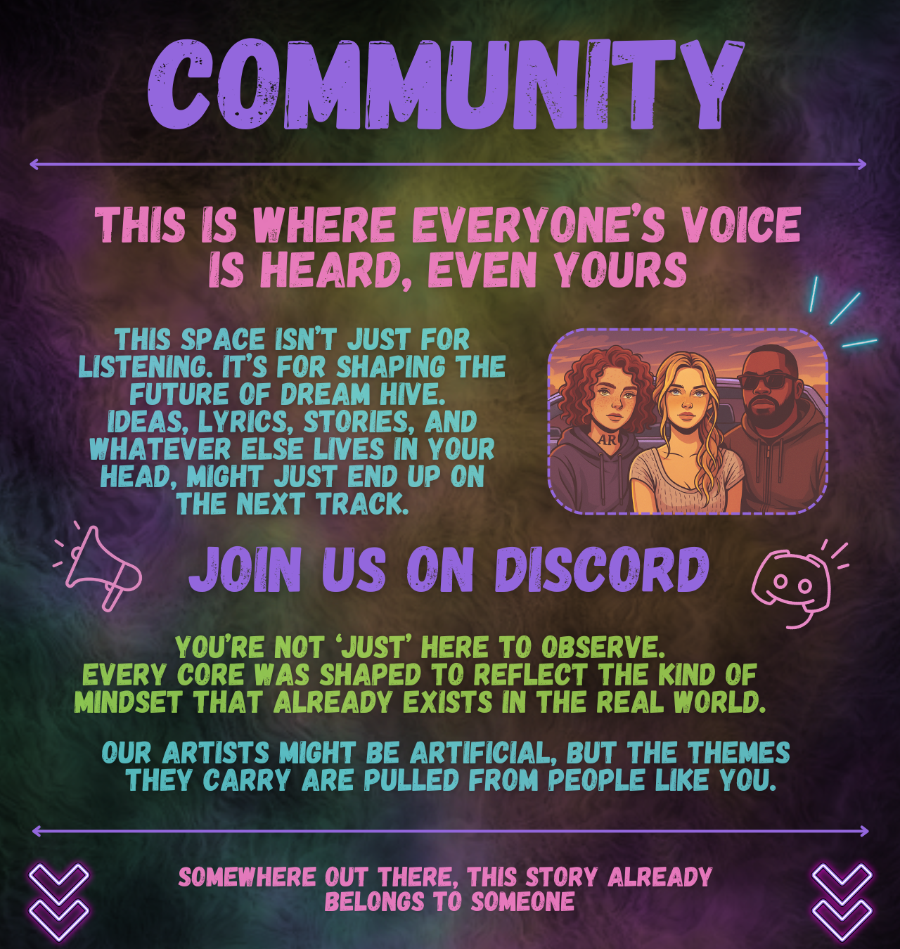 Dream Hive Community Graphic